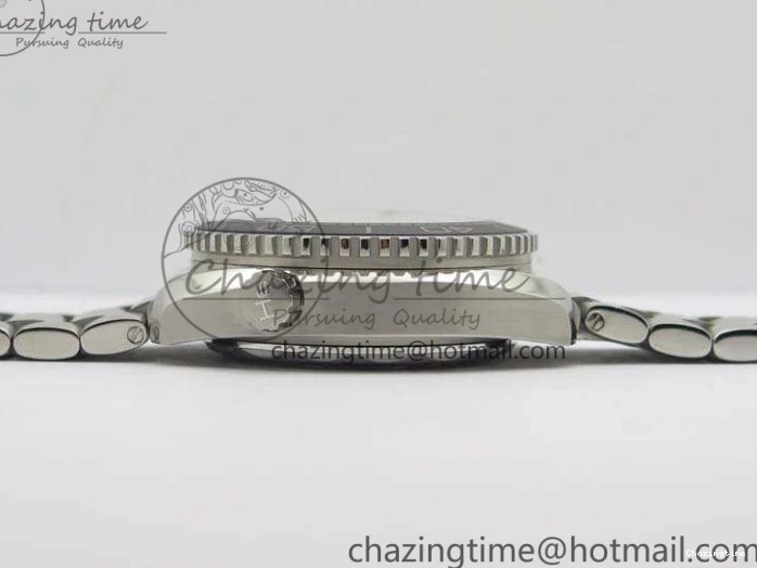 0424 FastDry Planet Ocean Master Chrono SS OM 1:1 Best Edition Black Dial On SS Bracelet A9900 V 8112